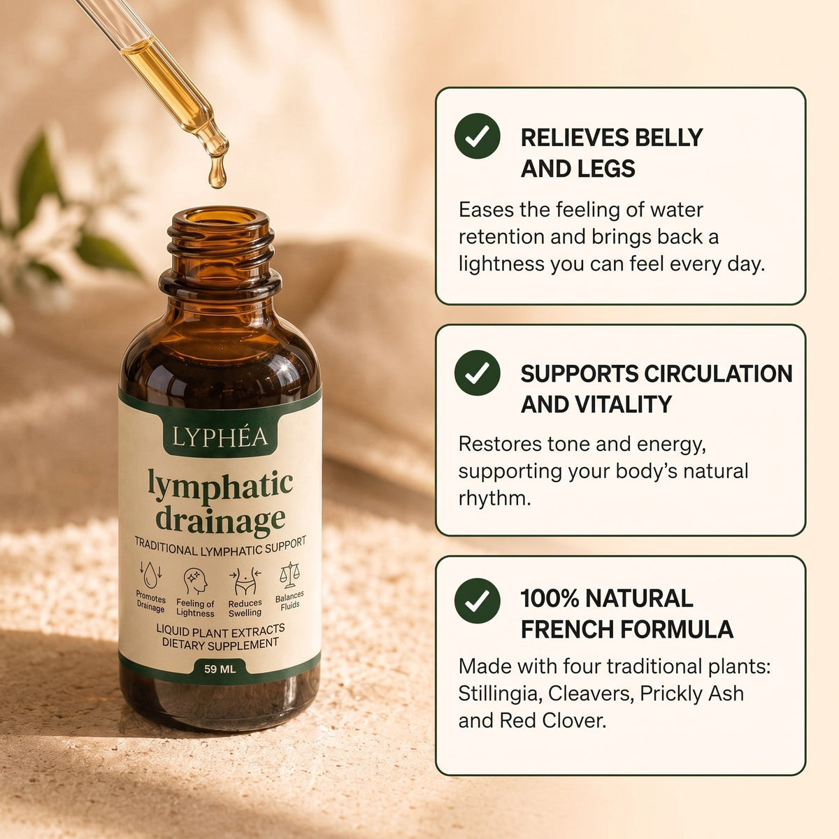 LYMPHATIC DRAINAGE DROPS